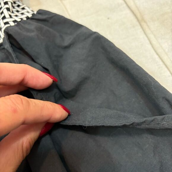 Mainstream Vintage 70s Gingham Open Back Stretch Romper Swimsuit Size 8 - Picture 9 of 14